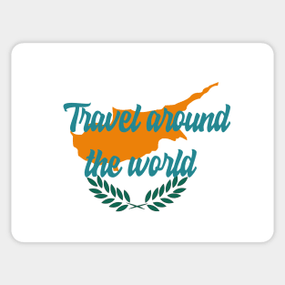 Travel Around the World - Cyprus Sticker